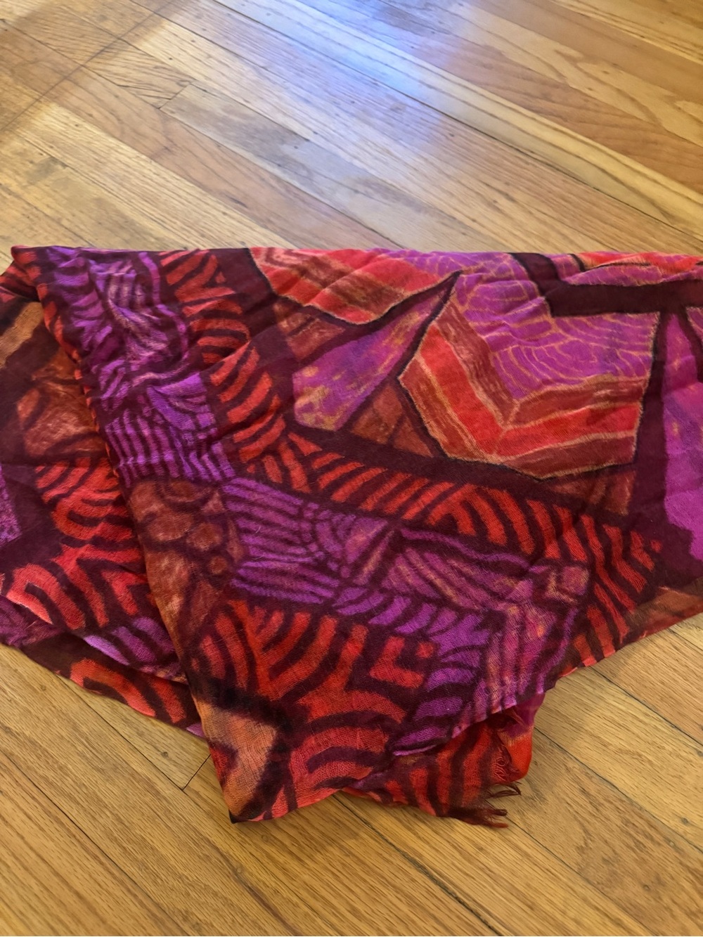 Nordstrom Women’s Abstract Wool Scarf